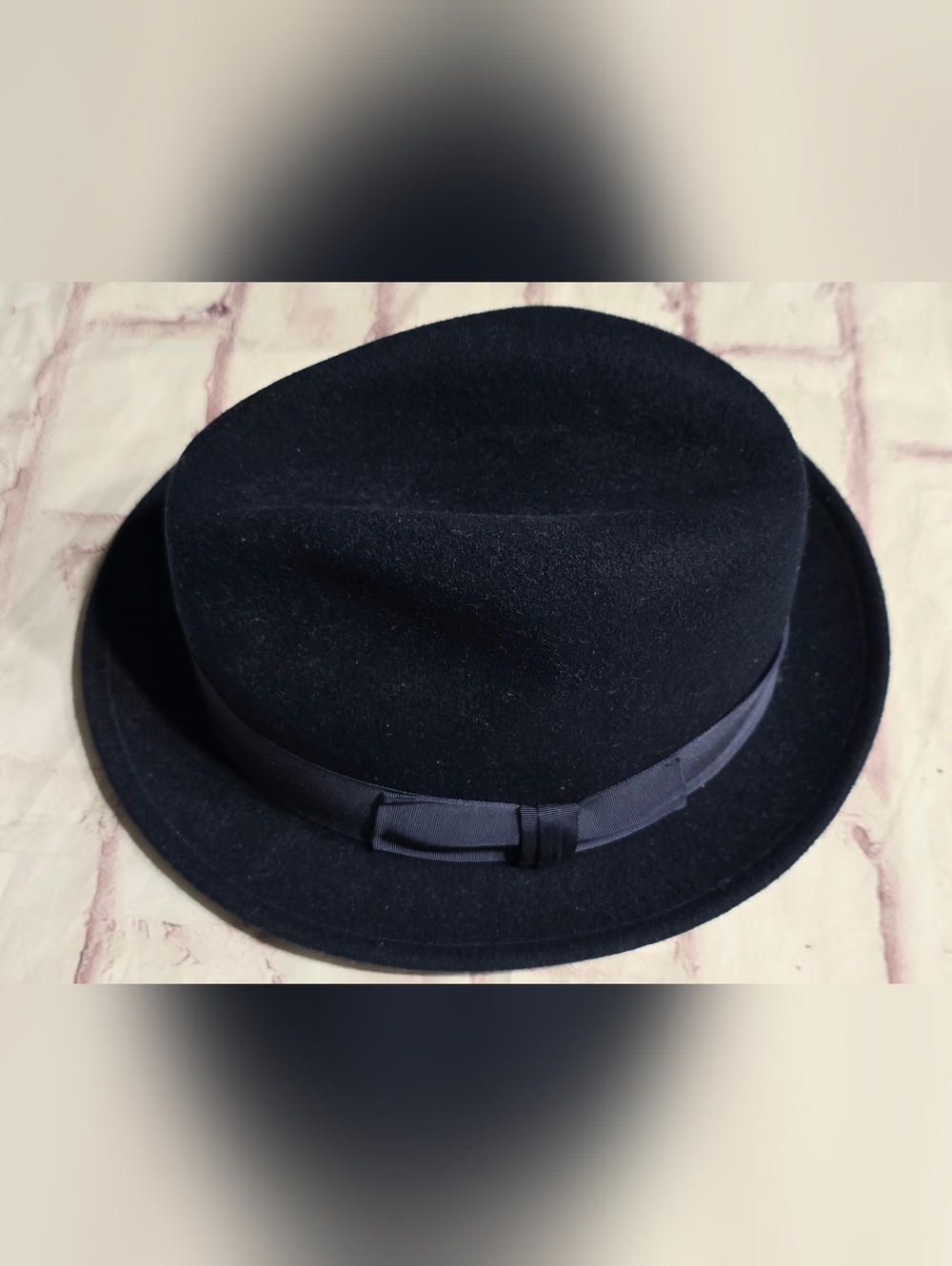 Country Gentleman Navy Felt Fedora